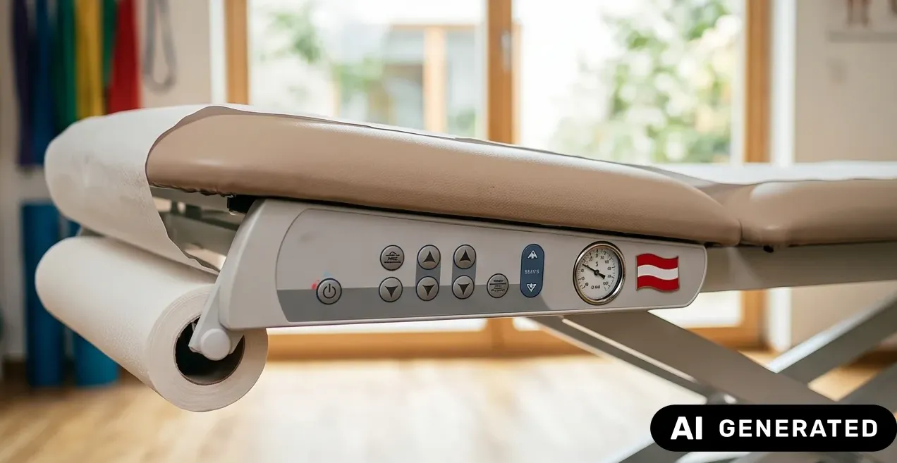 Elektrisch verstellbare Behandlungsliege